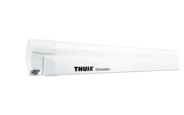 Thule Omnistor 8000, Markise weiß 500 cm Uni-grau