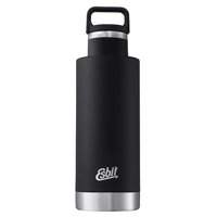 Esbit Sculptor Edelstahl Isolierflasche 750 ml schwarz