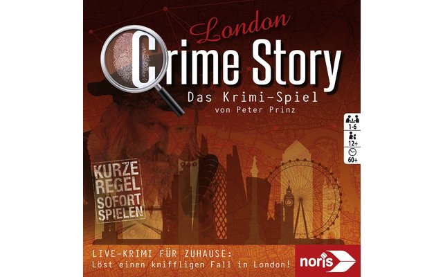 Zoch Crime Story Crime Card Game Londra da 12 anni