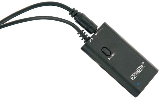 Adaptateur stéréo Bluetooth Schwaiger noir