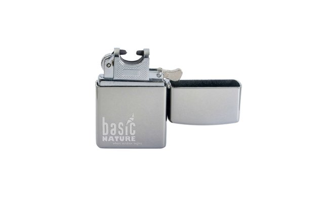 BasicNature Aansteker Arc USB met batterij zwart