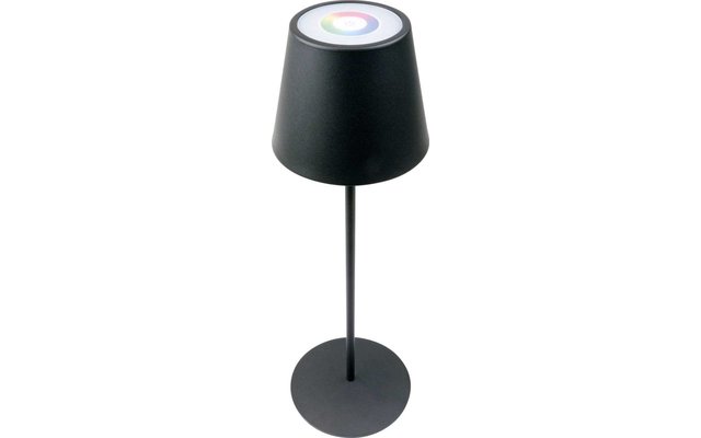 Schwaiger RGB LED Tischleuchte mit Touchsteuerung schwarz