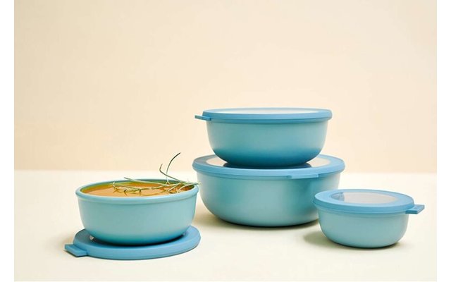 Mepal Cirqula multi bowl round 350 ml nordic blue