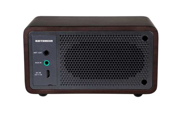 Kathrein DAB+ 1 mini Digitalradio mit Bluetooth Holz dunkel