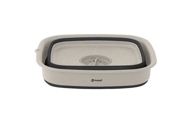 Outwell Collaps Wash Bowl Wash Bowl With Drain Grey