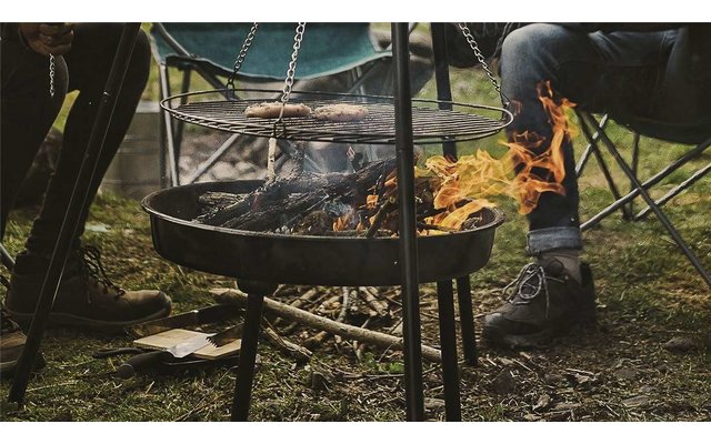 Easy Camp Cook Set Camp Fire Tripod Deluxe Tripode pour feu de camp 150 cm
