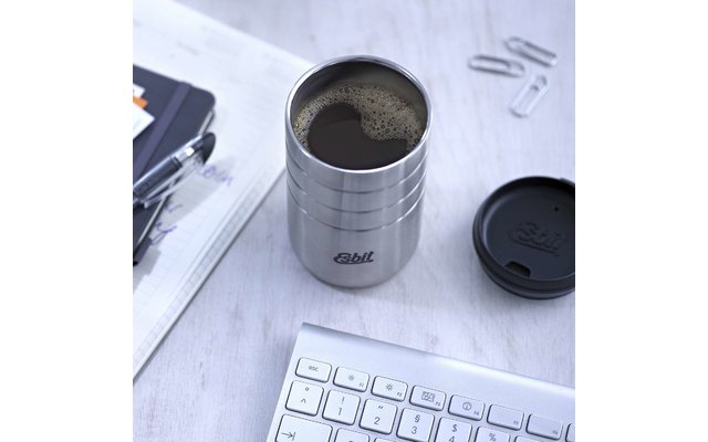 Esbit Majoris thermal mug with drinking opening stainless steel matte 280 ml