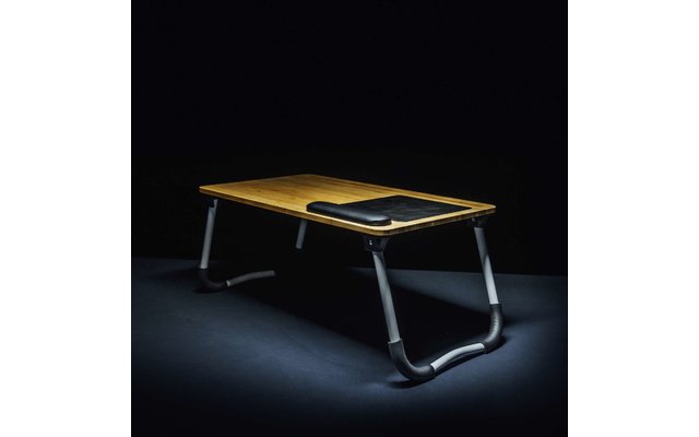 Schwaiger Table pliante pour ordinateur portable marron