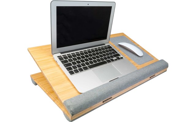 Schwaiger foldable laptop pad brown