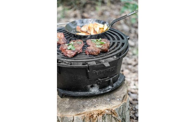 Petromax fire grill tg3 cast iron grill and hob