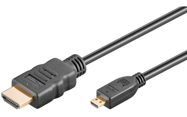 Goobay HDMI/micro HDMI kabel met ethernet 1,0 m
