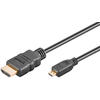 Goobay HDMI/Micro HDMI Kabel mit Ethernet 2,0 m