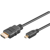 Goobay HDMI/Micro HDMI Kabel mit Ethernet 0,5 m