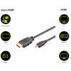 Goobay Cable HDMI/Micro HDMI con Ethernet 1,0 m