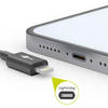 Goobay DAT Lightning Câble de charge et de synchronisation USB-C entièrement métallique 2,0 m