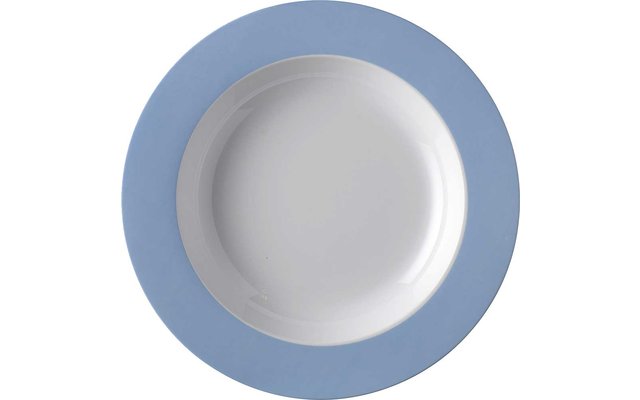 Assiette à soupe Mepal Wave 210 mm nordic blue