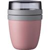 Mepal Lunchpot Ellipse mini contenedor de alimentos 420 ml rosa nórdico