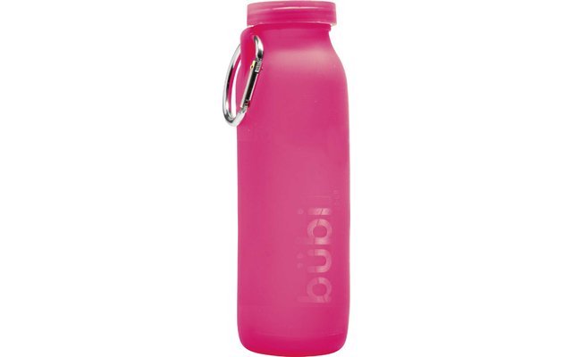 NTP Bübi Bottle faltbare Silikonflasche pink 650 ml