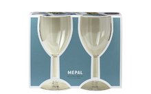 Mepal plastic wine glass set of 2