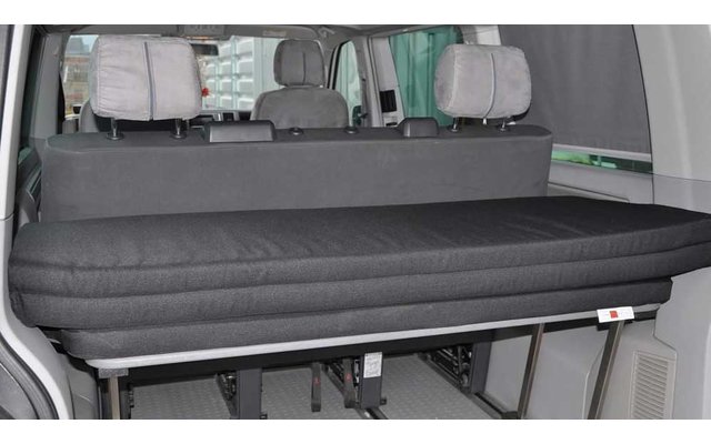 BusBoxx Colchoneta plegable 3 asientos VW T5 / T6 para Multifelxboard Schafauflage RG 50 / 50