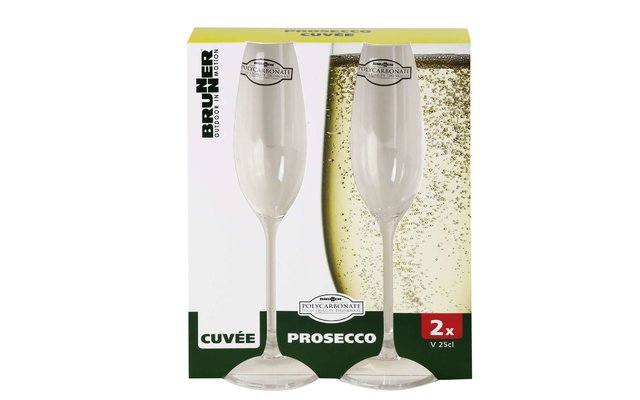Brunner Prosecco Cuvée glass set of 2