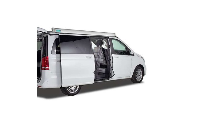 Mosquito net VanQuito MB V-Class from 2014, Vito, Marco Polo sliding door standard