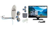 Easyfind Maxview / Falcon Pro TV Camping Set 19 inch SAT system including LED TV