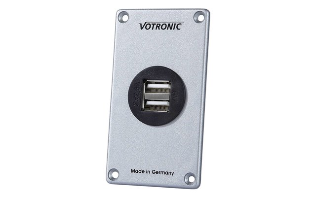 Votronic USB-Lader Panel S für die Bordelektrik