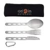 Origin Outdoors Bivouac Backcountry Cutlery Set 3 pieces