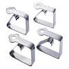 Wenko table cloth clamps set of 4 stainless steel