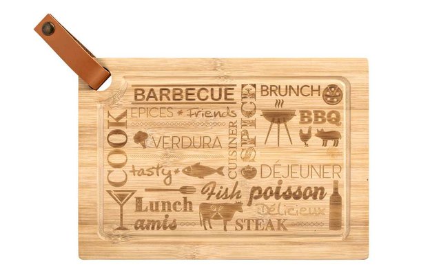 Wenko Steak Board 33 x 23 cm Bambú