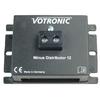 Zwart elektronisch apparaat met het label VOTRONIC en Minus Distributor 12
