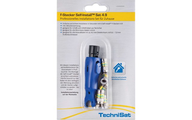 TechniSat Self Install connector 6-pack incl. wire stripper