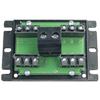 Elektronische printplaat met meerdere componenten en twee displays