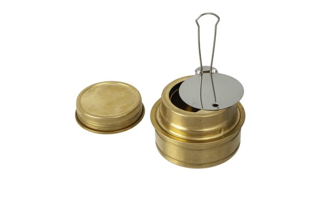 Lampada Ad Alcool In Acciaio Inox 015, Regolabile Con Stoppino, Per Laboratorio E Scuola
