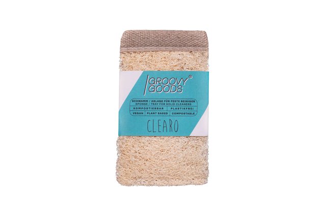 Groovy Goods Clearo Luffa 2in1: sponge and tray