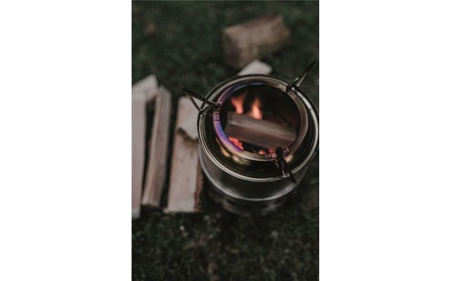 Robens Lumberjack wood stove silver