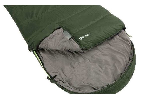 Outwell Canella Supreme sleeping bag forest green 220 x 80 cm