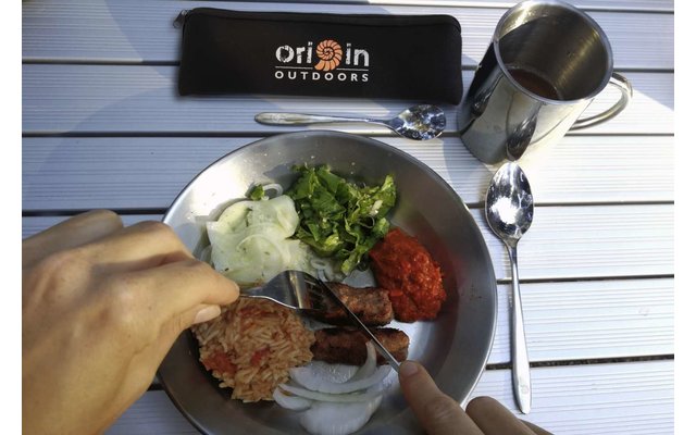 Set di posate Origin Outdoors Biwak Dinner