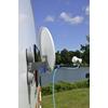 Sistema satelital Easyfind Maxview Remora Pro LNB simple con receptor Full HD