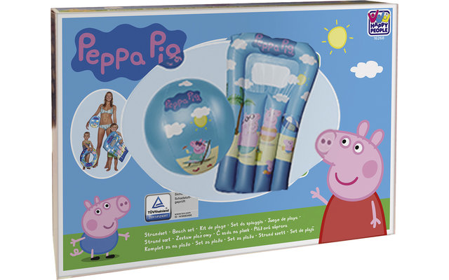 Happy People Peppa Pig Set de plage