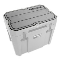 Surcouche adh&eacute;sive pour glaci&egrave;re &agrave; lignes kx25 gris Petromax