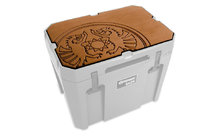 Petromax adhesive pad for cooler kx25 brown with dragon emblem