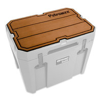 Surcouche adh&eacute;sive pour glaci&egrave;re &agrave; lignes kx25 marron Petromax