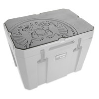 Surcouche adh&eacute;sive pour glaci&egrave;re kx50 gris &agrave; embl&egrave;me de dragon Petromax