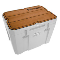 Surcouche adh&eacute;sive pour glaci&egrave;re kx50 marron &agrave; lignes Petromax