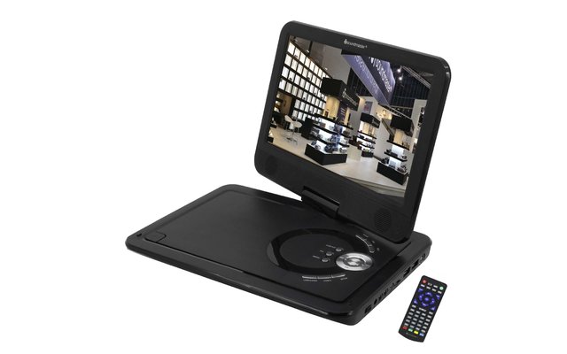 Soundmaster tragbarer DVD-Player mit DVB-T2 HD-Tuner 10,1 Zoll