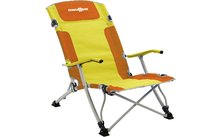Chaise de plage Brunner Bula XL Strandstuhl jaune/orange