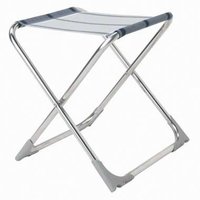 Tabouret pliant - Dukdalf Soul argent/anthracite
