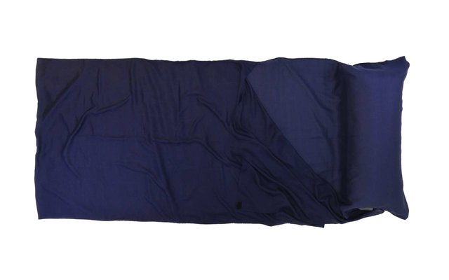 Origin Outdoors Sleeping Liner soie Inlett bleu royal